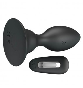 MR PLAY - Remote-Controlled Vibrating Anal Plug lll (Chargeable - Black)